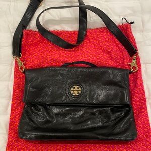 Tory Burch fold over cross body purse